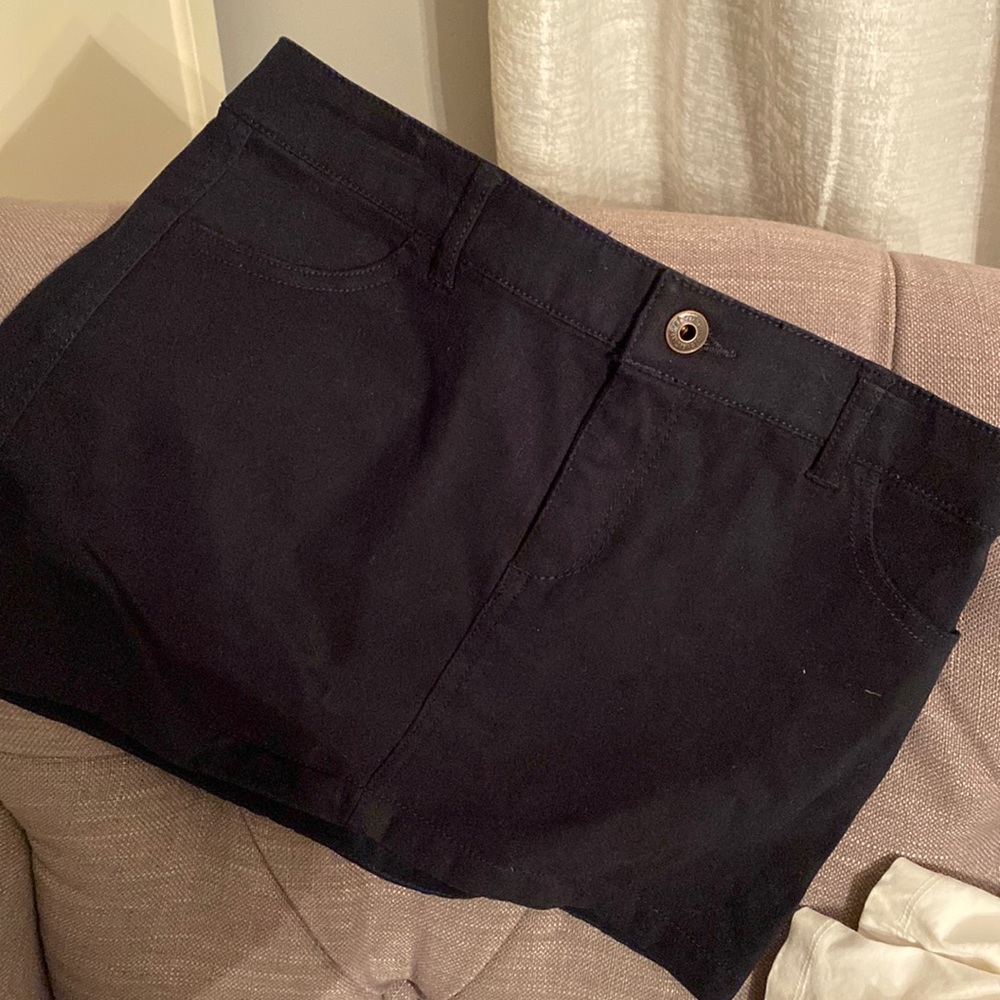 Navy Mini skirt
